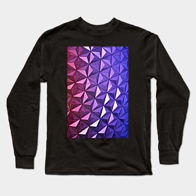 Spaceship Earth Nights Long Sleeve T-Shirt by EnchantedTikiTees